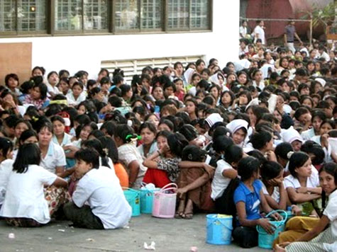 Burma workers